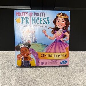 Hasbro Pretty Pretty Princess Game - Pink, Purple, Yellow